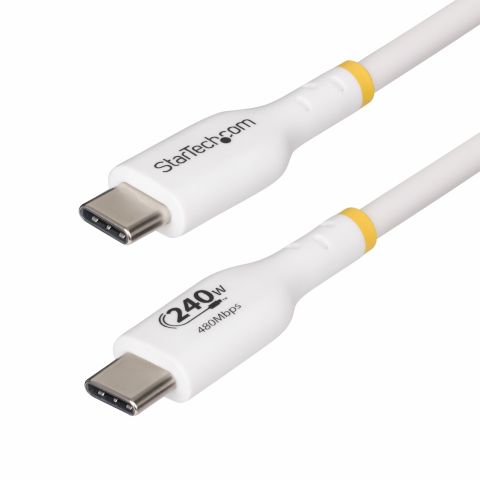 StarTech.com USB2EPR4MW câble USB USB 2.0 4 m USB C Blanc