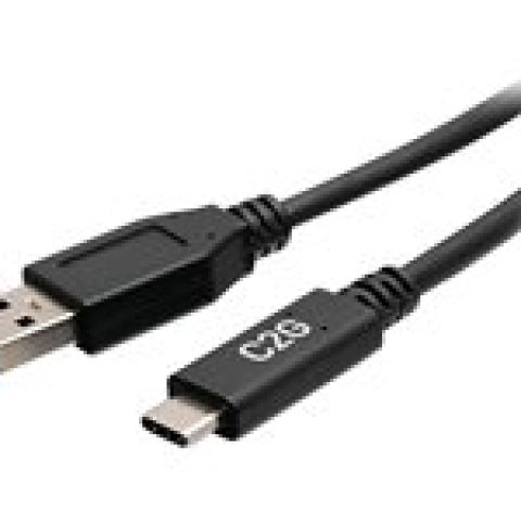 6in USB 3.0 USB-C TO USB-A M/M BLK